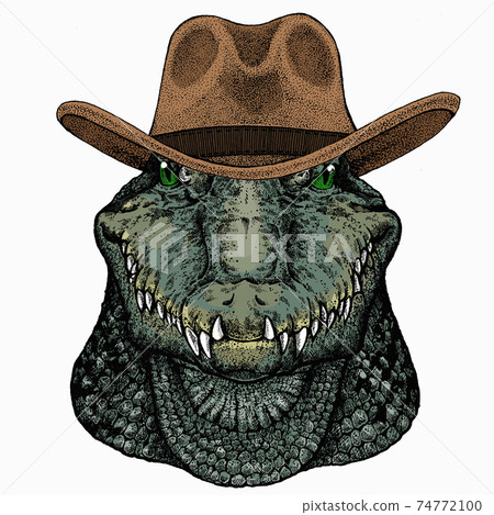 crocodile head hat