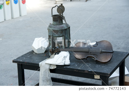 Artistic violin and other images 74772143