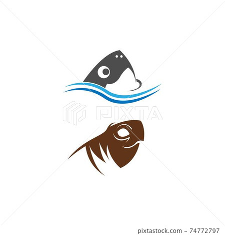 Turtle logo icon vector template illustration design concept Turtle logo icon vector template illustration design concept 74772797