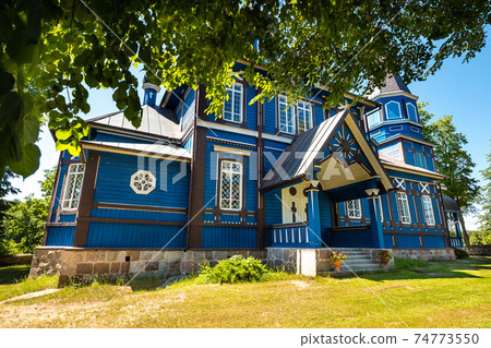 Orthodox church in Puchly village, north eastern Poland, Europe 74773550