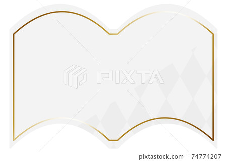 打開書架,白色和金色,部分為鑽石圖案 打開書架,白色和金色,部分為鑽石圖案 74774207