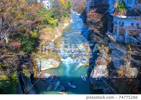 View from Mizukami Bridge Tone River Mizukami Onsen 74775266