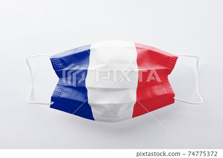 French flag mask French flag mask 74775372