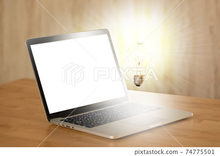 Light bulbs and laptops Light bulbs and laptops 74775501
