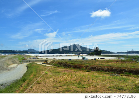 Scenery from the Kesennuma Line BRT train window from Yanaizu Station to Kesennuma Station 74778196
