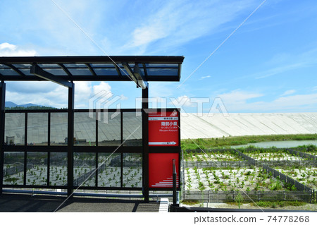 Scenery from the Kesennuma Line BRT train window from Yanaizu Station to Kesennuma Station 74778268