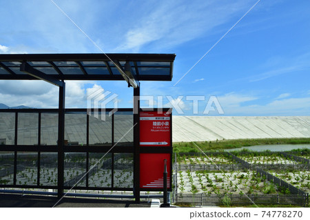 Scenery from the Kesennuma Line BRT train window from Yanaizu Station to Kesennuma Station 74778270