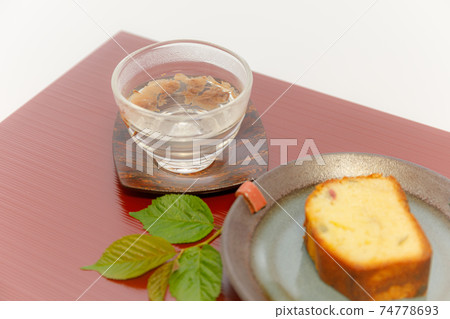 Tea break: Sakurayu and Sakura pound cake Tea break: Sakurayu and Sakura pound cake 74778693