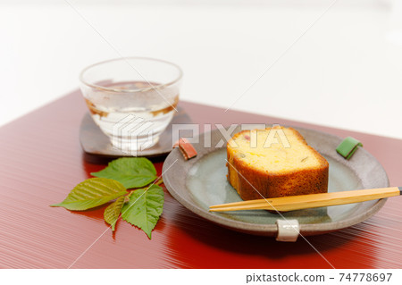 Tea break: Sakurayu and Sakura pound cake Tea break: Sakurayu and Sakura pound cake 74778697