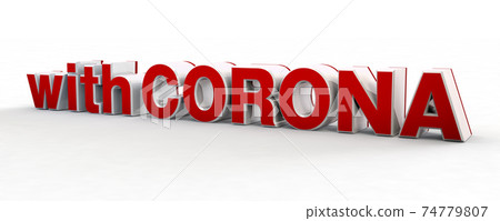 With coronavirus (English: red) With coronavirus (English: red) 74779807