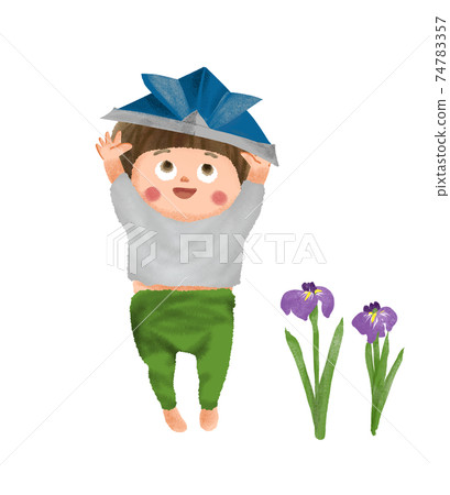 A boy wearing a helmet 74783357