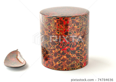 津輕努里茶罐和茶匙 74784636