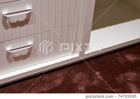 Luxury wardrobes in the dressing room in modern style 74785095