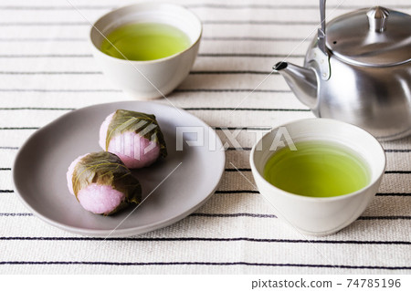 佐倉年糕（Domyoji）和綠茶休息一下 74785196