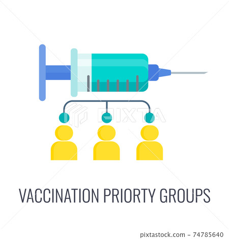Vaccination schedule. Doctor with huge syringe and dose of vaccine. Vaccination schedule. Doctor with huge syringe and dose of vaccine. 74785640