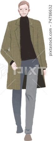 Men walking 74786632