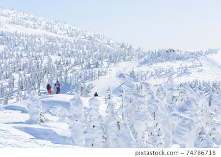 日本的三大霧rim樹森吉山 日本的三大霧rim樹森吉山 74786718