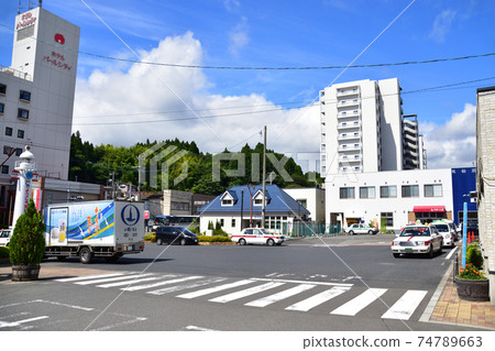 Scenery around Kesennuma Station and from the BRT train window on the Ofunato Line from Kesennuma Station to Osabe Station Scenery around Kesennuma Station and from the BRT train window on the Ofunato Line from Kesennuma Station to Osabe Station 74789663
