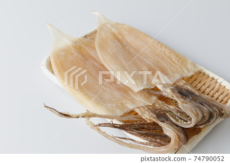 Ingredients: dried squid with emperor, dried squid, side dish of sake, lucky charm, Ingredients: dried squid with emperor, dried squid, side dish of sake, lucky charm, 74790052