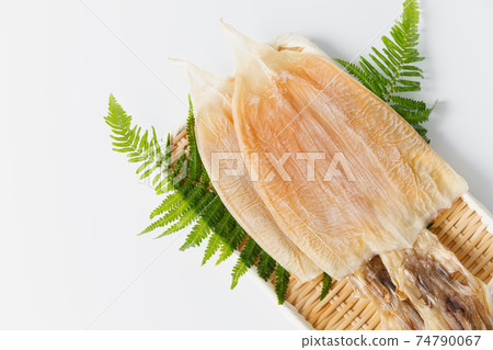 Ingredients: dried squid with emperor, dried squid, side dish of sake, lucky charm, Ingredients: dried squid with emperor, dried squid, side dish of sake, lucky charm, 74790067