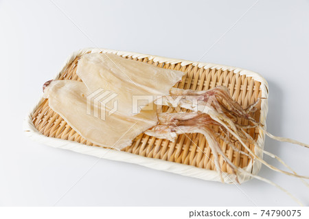 Ingredients: dried squid with emperor, dried squid, side dish of sake, lucky charm, Ingredients: dried squid with emperor, dried squid, side dish of sake, lucky charm, 74790075