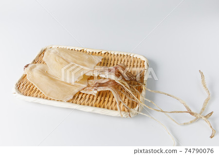 Ingredients: dried squid with emperor, dried squid, side dish of sake, lucky charm, Ingredients: dried squid with emperor, dried squid, side dish of sake, lucky charm, 74790076