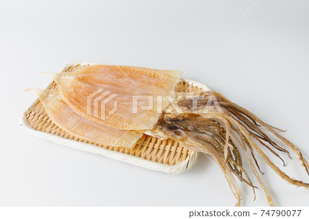 Ingredients: dried squid with emperor, dried squid, side dish of sake, lucky charm, Ingredients: dried squid with emperor, dried squid, side dish of sake, lucky charm, 74790077