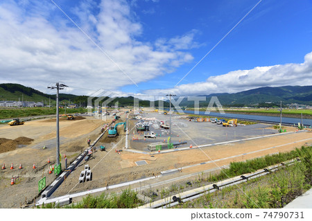 2020年夏天陸前高田市的風景 2020年夏天陸前高田市的風景 74790731