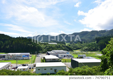 Scenery of Rikuzentakata City in the summer of 2020 Scenery of Rikuzentakata City in the summer of 2020 74790751