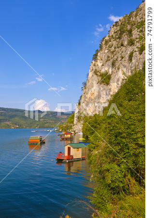 River Drina - national nature park in Serbia 74791799