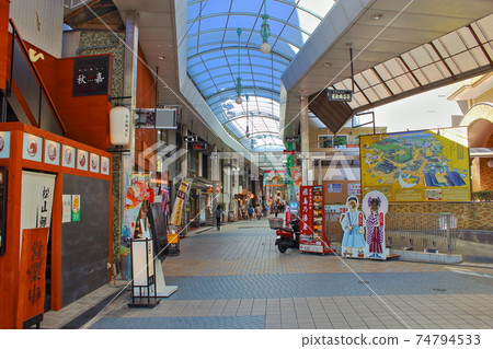 [Matsuyama City, Ehime Prefecture] Dogo Onsen Dogo Shopping Street 74794533