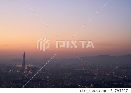 Lotte World Tower, Jamsil, Songpa-gu, Han River, Seoul 74795537