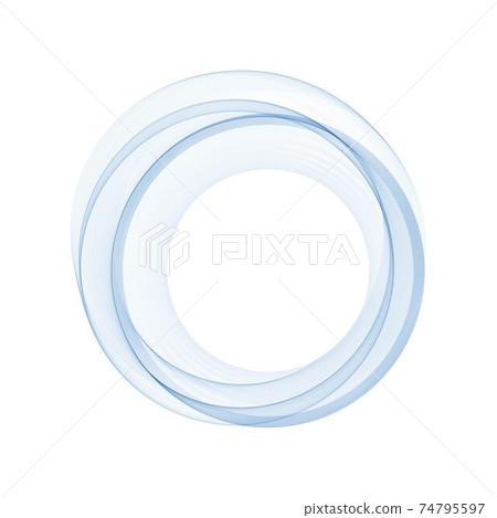 Abstract background with blue circles. vector eps 10. layout for advertising 74795597