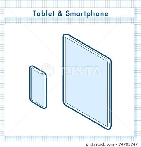 Simple vector illustration set for tablets and smartphones Simple vector illustration set for tablets and smartphones 74795747