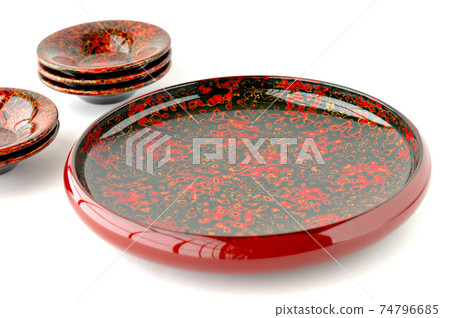 Tsugaru Tang coat's Maruan tray Tsugaru Tang coat's Maruan tray 74796685