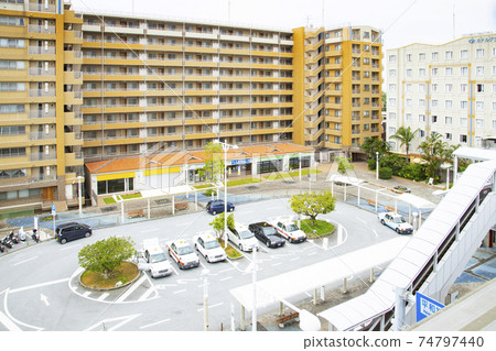 Yui Rail Akamine Station Bus Rotary Yui Rail Akamine Station Bus Rotary 74797440