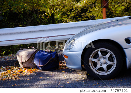 [我的車]卡布奇諾咖啡和旅行袋 74797501
