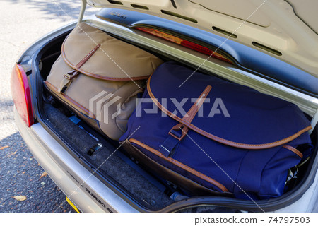 [我的車]卡布奇諾咖啡和旅行袋 74797503