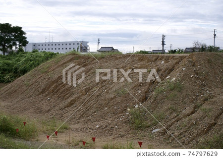 Bank along the river 74797629