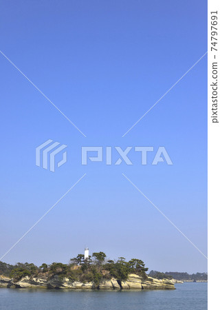 宮城：松島灣一個小港口的風景 74797691