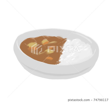 Curry and rice - Stock Illustration [74798117] - PIXTA