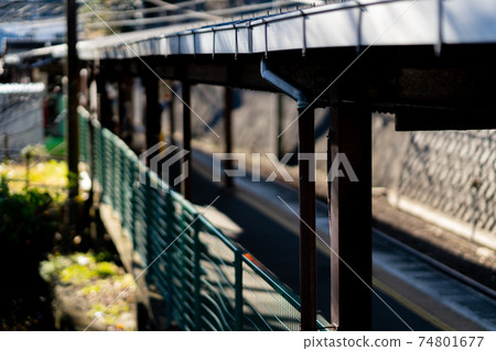 Kanagawa Prefecture Enoden Train Enoshima Early Morning Asahi Sunrise Morning Sunny Sea Summer Surfing Outdoor Shonan 74801677