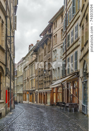 street in Geneva, Switzerland 74803094