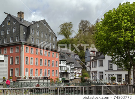 historic houses in Monschau, Germany historic houses in Monschau, Germany 74803773