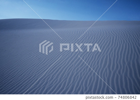 Rippled sand dunes 74806842