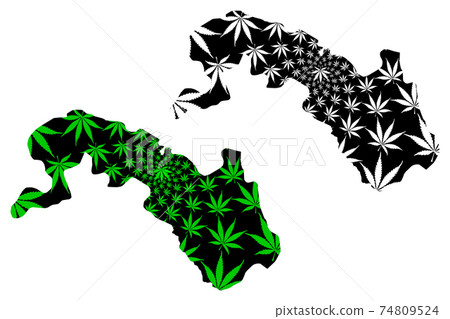 Plateau-Central Region (Regions of Burkina Faso, Burkina Faso) map is designed cannabis leaf green and black, Plateau Central map made of marijuana (marihuana,THC) foliage.... Plateau-Central Region (Regions of Burkina Faso, Burkina Faso) map is designed cannabis leaf green and black, Plateau Central map made of marijuana (marihuana,THC) foliage.... 74809524
