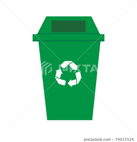 Recycle green bin vector 74815524