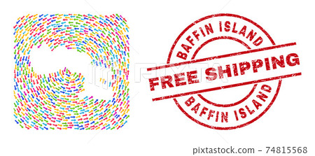 Free Shipping Rubber Seal and Baffin Island Map Arrow Stencil Mosaic Free Shipping Rubber Seal and Baffin Island Map Arrow Stencil Mosaic 74815568