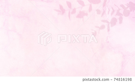 Refreshing image background composed of pink walls and eucalyptus leaves-there are multiple variations 74816198