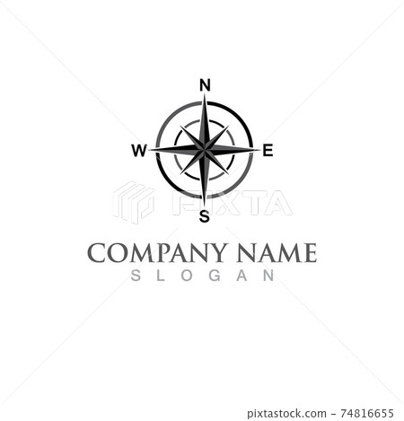compass logo Vector illustration design image compass logo Vector illustration design image 74816655